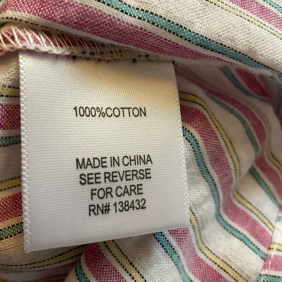 Modcloth Professional Pizzazz Button Down Shirt Multicolor Ruffle Size XXS NWT - Picture 10 of 11